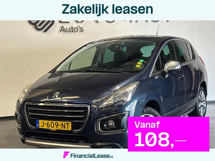 Peugeot 3008 1.2 PureTech Allure Panoramadak - Clima - Navi, Auto's, Peugeot, Bedrijf, Lease, Financial lease, ABS, Achteruitrijcamera