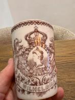Oude wilhelmina beker, Verzamelen, Koninklijk Huis en Royalty, Ophalen of Verzenden, Zo goed als nieuw, Overige typen