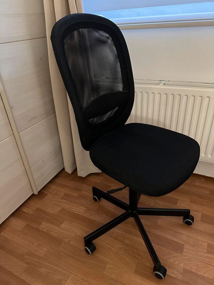Ikea FLINTAN bureaustoel, Huis en Inrichting, Bureaustoelen, Zo goed als nieuw, Zwart, Ophalen