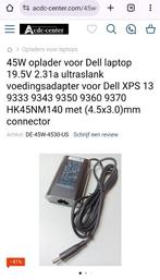 45W oplader voor Dell laptop 19.5V 2.31a ultraslank voedings, Computers en Software, Desktop Pc's, Ophalen of Verzenden, Nieuw