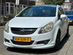 Opel Corsa 2010 Wit opc-line, Auto's, Opel, Stof, Zwart, 4 cilinders, Wit
