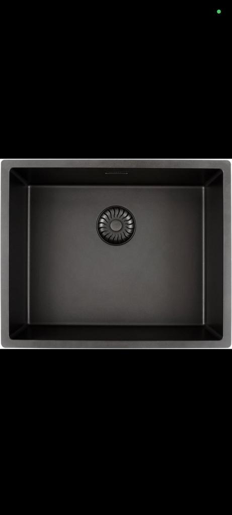 Nieuwe Caressi spoelbak - Black Line, Huis en Inrichting, Keuken | Keukenelementen, Nieuw, Minder dan 100 cm, Minder dan 50 cm