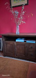 Hardhout kast koloniale stijlBreedte 105cm, Hoogte 70 cm, Di, Huis en Inrichting, Kasten | Dressoirs, Gebruikt, Ophalen of Verzenden