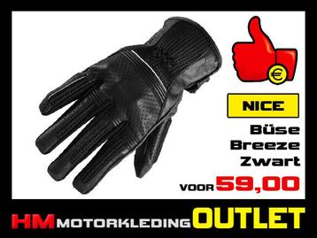 Motorhandschoen Buse Breeze - Zwart - Zomerhandschoen beschikbaar voor biedingen