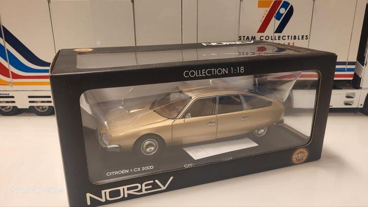 Norev Citroën CX 2000 Gold Metallic, Hobby en Vrije tijd, Modelauto's | 1:18, Zo goed als nieuw, Auto, Norev, Ophalen of Verzenden