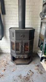 Basbas gietijzeren houtkachel, Ophalen of Verzenden, Zo goed als nieuw, Hout, Houtkachel