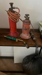 Gas soldeerset met extra fles en dakbrander en zinkbout, Ophalen of Verzenden, Gebruikt, Minder dan 150 ampère, Overige typen
