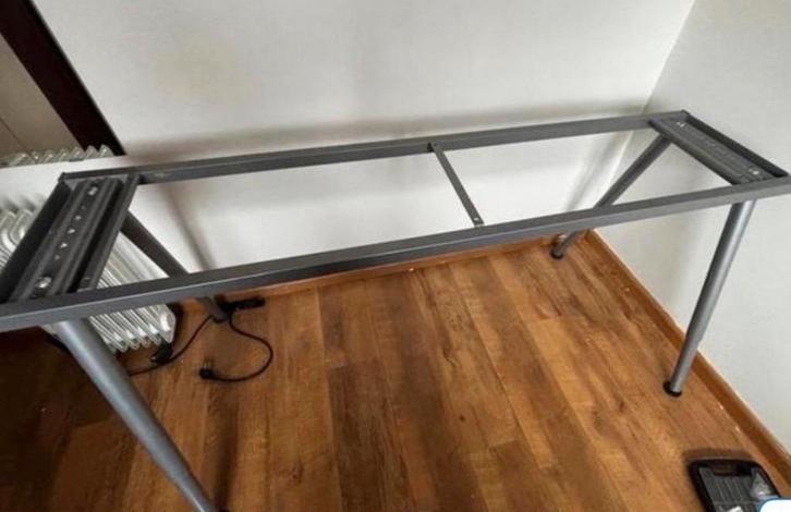 Ikea Galant Bureau Wit Chroom 160x80 Verstelbaar, Huis en Inrichting, Tafelonderdelen, Gebruikt, Tafelblad, 150 tot 200 cm, 50 tot 100 cm