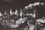 P311 oude ansichtkaart salzburg bei nacht oostenrijk, Ophalen of Verzenden, 1940 tot 1960, Gelopen, Oostenrijk