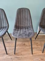 6 maanden oude stoelen 4x, Huis en Inrichting, Stoelen, Ophalen, Zo goed als nieuw, Grijs, Vier