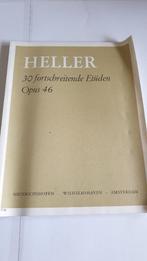 0798 heller - 30 fortschreitende etuden opus 46 - notenboek, Verzenden, Artiest