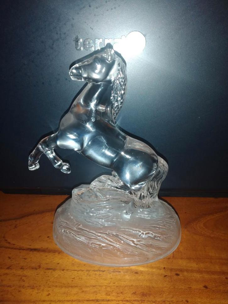 Kristallen Paardenbeeldje, Verzamelen, Beelden en Beeldjes, Zo goed als nieuw, Dier, Ophalen of Verzenden