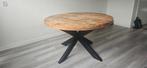 Mooie eettafel met bijbehorende stoelen, Ophalen, Gebruikt, 50 tot 100 cm, Vijf personen of meer