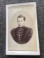 CDV, Vrouw, J.H. Slaterus, Leeuwarden, Carte de Visite 7, Verzamelen, Foto's en Prenten, Gebruikt, Foto, Voor 1940, Verzenden