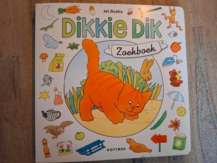 Jet Boeke - Dikkie Dik zoekboek, Boeken, Kinderboeken | Baby's en Peuters, Zo goed als nieuw, Ophalen of Verzenden