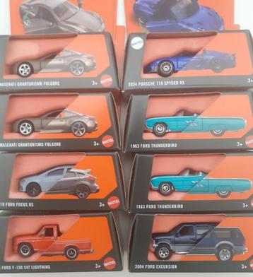 Matchbox Moving Parts Porsche, Maserati, Ford beschikbaar voor biedingen