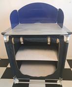Campingkeuken Opvouwbare campingkast
met 2 vakken reiskeuken, Caravans en Kamperen, Ophalen, Zo goed als nieuw, Campingkast