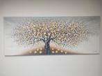 Levensboom Schilderij - Pointillisme - 150x60cm, Ophalen of Verzenden