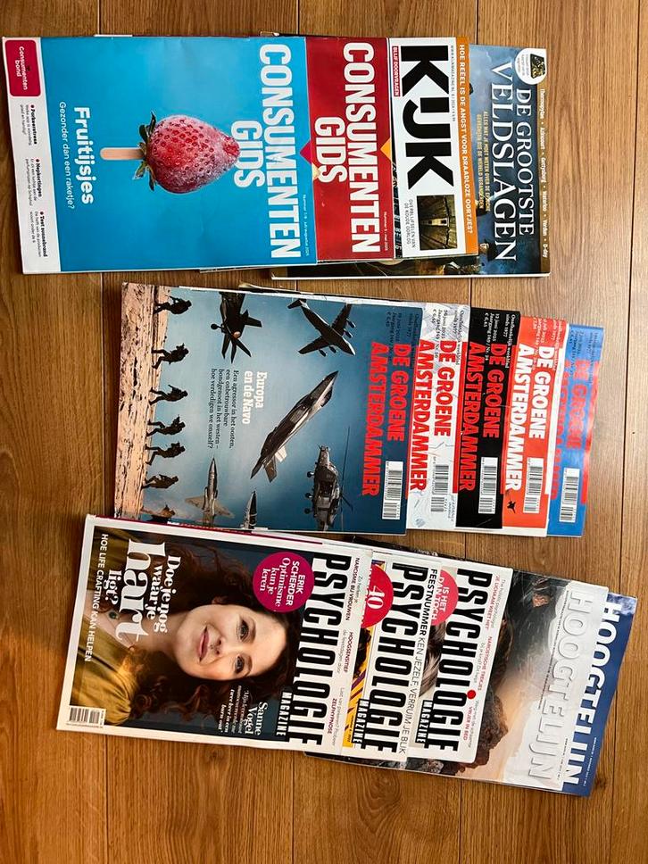 Gratis Tijdschriften Pakket, Boeken, Tijdschriften en Kranten, Gelezen, Overige typen, Ophalen