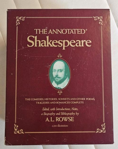 The Annotated Shakespeare Box Set 1978, Boeken, Kunst en Cultuur | Dans en Theater, Gelezen, Ophalen of Verzenden