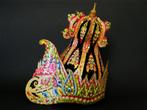 Wayang Wong accessoires hoofdtooi armbanden oorsieraden riem, Antiek en Kunst, Kunst | Niet-Westerse kunst, Ophalen of Verzenden