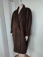 Max Mara jas bruin donker wol maat 40/L, Maat 38/40 (M), Bruin, Max Mara, Ophalen of Verzenden