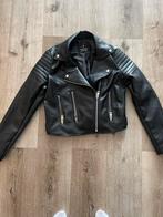Leren jas zwart maat m, Stradivarius, Ophalen of Verzenden, Nieuw, Zwart