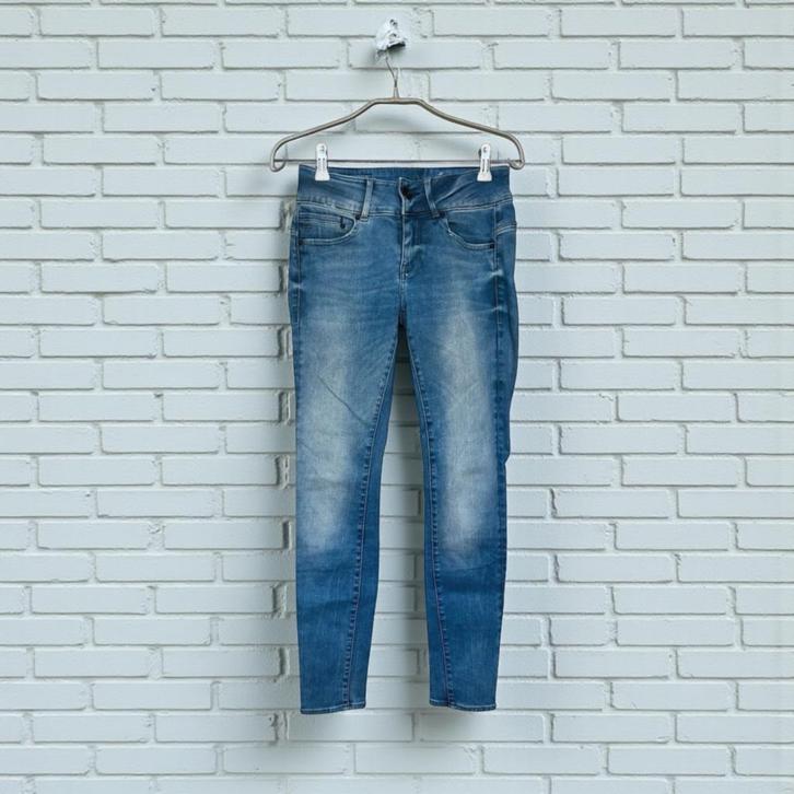 G-Star RAW Jeans Maat W27 L30 Blauw Midge Cody Mid Skinny, Kleding | Dames, Spijkerbroeken en Jeans, Zo goed als nieuw, W27 (confectie 34) of kleiner