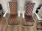 2 Campingstoelen Obelink Unica Retro, Caravans en Kamperen, Kampeermeubelen, Ophalen, Gebruikt, Campingstoel