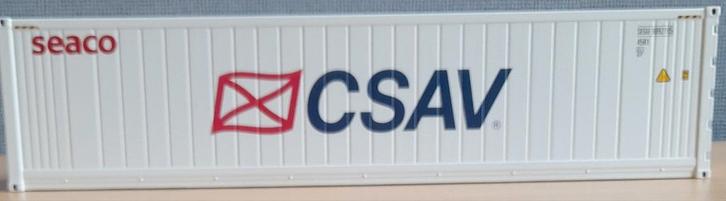 wsi reefer csav, Hobby en Vrije tijd, Modelauto's | 1:50, Nieuw, Bus of Vrachtwagen, Wsi, Verzenden