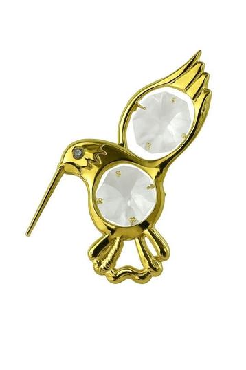 Colibri 24K gold plated with BOHEMIA Helder crystals beschikbaar voor biedingen