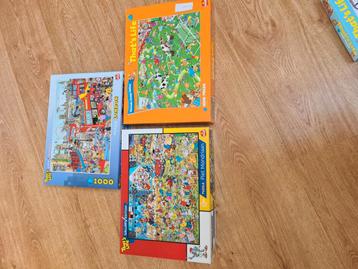 That's life, 3 puzzels,Mondriaan,London,oranje editie, 1000 beschikbaar voor biedingen