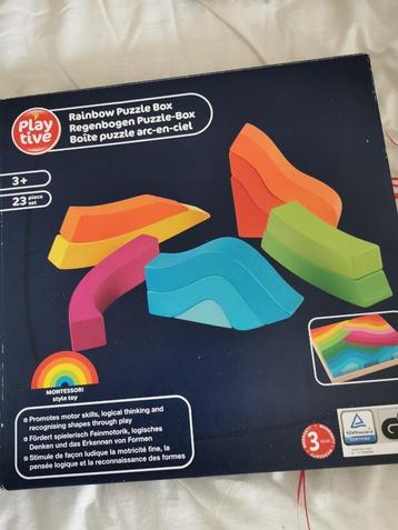 Speelgoed regenboogpuzzel, nieuw in verpakking! beschikbaar voor biedingen