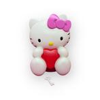 Hello Kitty Spaarpot – Sanrio Bullyland – Met Sleutel, Ophalen of Verzenden, Gebruikt, Metaal of Blik