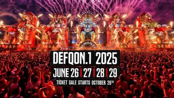 Defqon 1 2025 weekend + camping tickets beschikbaar voor biedingen