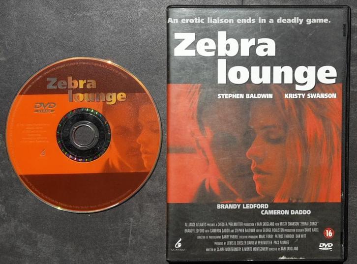 DVD - Zebra Lounge - Thriller Film, Cd's en Dvd's, Dvd's | Thrillers en Misdaad, Zo goed als nieuw, Actiethriller, Vanaf 16 jaar