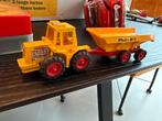 Vintage Muir-Hill Tractor met Aanhanger - Dinky Toys, Hobby en Vrije tijd, Modelauto's | 1:32, Ophalen of Verzenden, Gebruikt