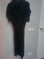 Zwarte Hema doorknoopjurk maat L, Zwart, Maat 42/44 (L), Ophalen of Verzenden, Zo goed als nieuw