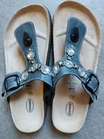 Teenslippers (nieuw) maat 41 grijs met leren/Graceland, Nieuw, Graceland, Grijs, Ophalen