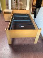 Te koop Senioren Auping Auronde 100x200  48 hoog  beuken., Ophalen of Verzenden