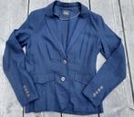Linnen blazer donkerblauw niet gedragen maat M, Kleding | Dames, Jasjes, Kostuums en Pakken, Maat 38/40 (M), Blauw, Yessica, Nieuw