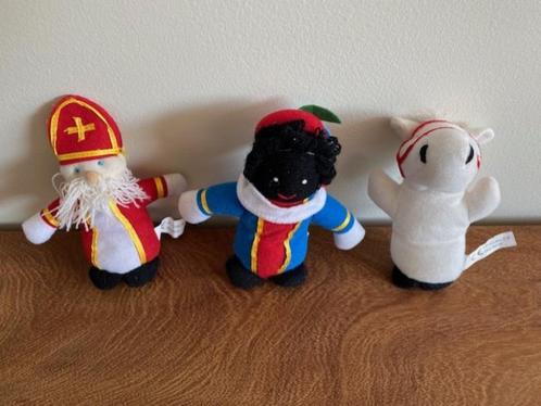 Sinterklaas, piet en paard | vingerpoppetjes vingerpopjes, Diversen, Sinterklaas, Gebruikt, Ophalen of Verzenden