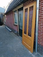 opdekdeur met glas, Ophalen, Gebruikt, 80 tot 100 cm, Binnendeur