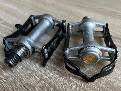 Campagnolo 50th Anniversary racefiets pedalen, Fietsen en Brommers, Fietsonderdelen, Gebruikt, Racefiets, Crankstel of Pedalen