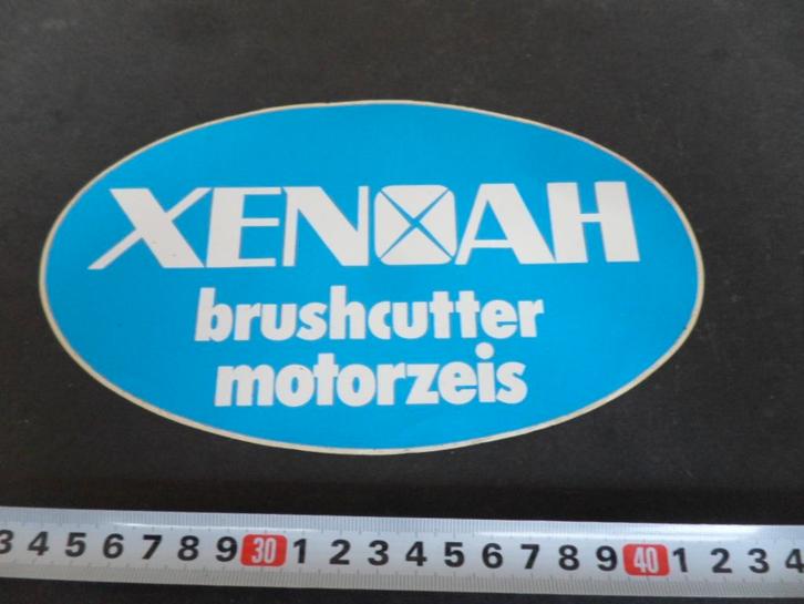 sticker XEHOAH  Brushcutter Motorzeis, Verzamelen, Stickers, Zo goed als nieuw, Ophalen