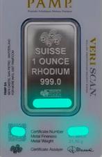 Rhodium pamp 1 oz alleen ruilen, Ophalen of Verzenden, Goud