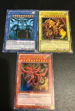 Yugioh god cards slifer obelisk wing dragon of ra, Ophalen of Verzenden, Zo goed als nieuw