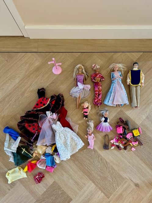 Grote set vintage Barbie's + kleding en accessoires!, Verzamelen, Poppen, Gebruikt, Ophalen of Verzenden