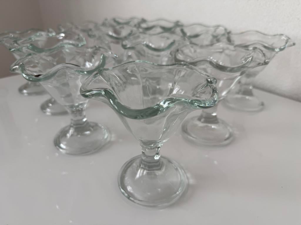 Bormioli Rocco Ijscoupes - Set van 12, Huis en Inrichting, Ophalen of Verzenden, Glas, Overige stijlen, Glas of Glazen