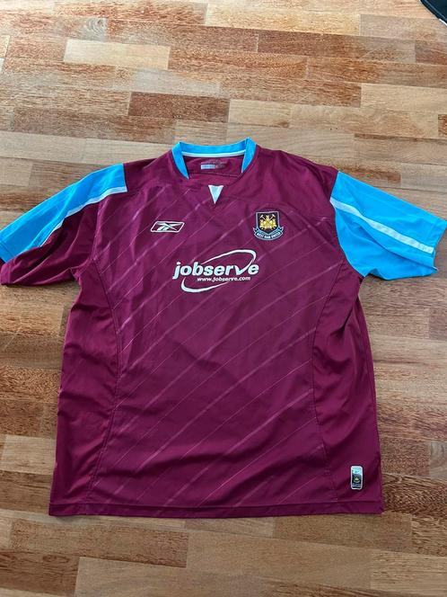 West Ham United thuisshirt 2005/2006 2006/2007 Engeland, Sport en Fitness, Voetbal, Gebruikt, Shirt, Groter dan maat XL, Ophalen of Verzenden